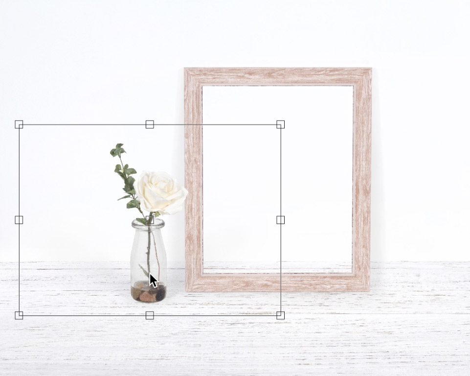 how to create frame mockup photos